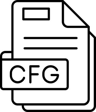 dosya biçimi simgesi, illüstrasyon vektörü