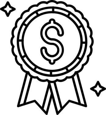 Para madalyası. Basit tasarım