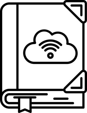 Bulut hesaplama. Web simgesi