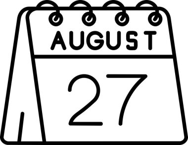 Takvim simgesi vektör illüstrasyonu