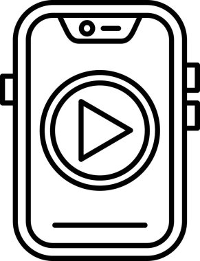 Oyuncu. Web simgesi basit illüstrasyon