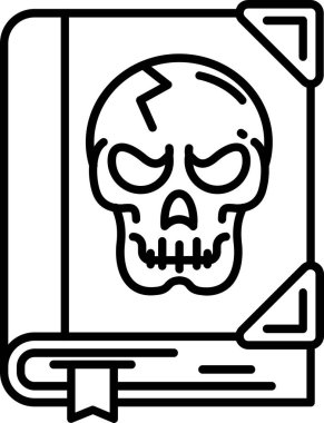 Bilgisayar kafatası. Laptop kafatasının vektör çizimi