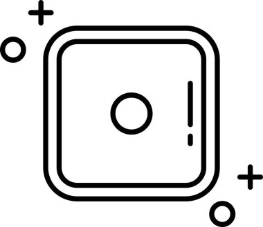 Kitap eğitimi okul simgesi ana hatları biçiminde