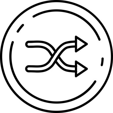 Ok. Web simgesi basit tasarım