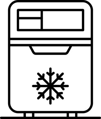 Refrigerator icon vector illustration  design