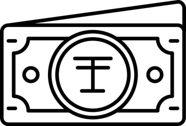 Para için. Web simgesi basit illüstrasyon