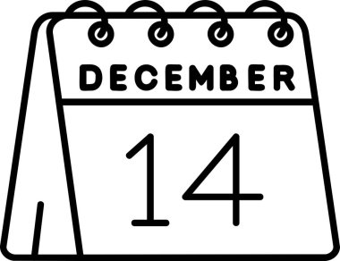 Takvim simgesi vektör illüstrasyonu