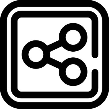 veri paylaşım veri simgesi ana hat biçiminde