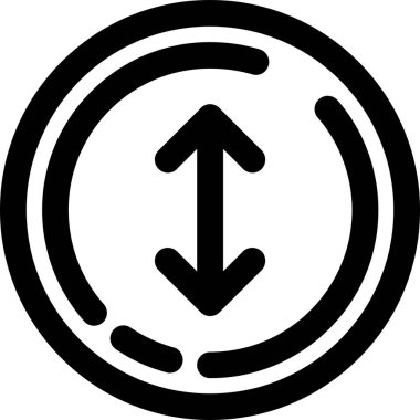 Ok. Web simgesi basit illüstrasyon