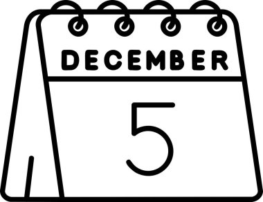 takvim simgesini, basit vektör çizim