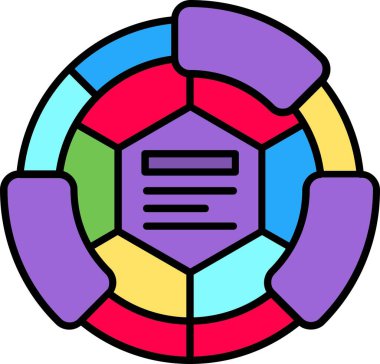 seo modern simgesinin vektör illüstrasyonu