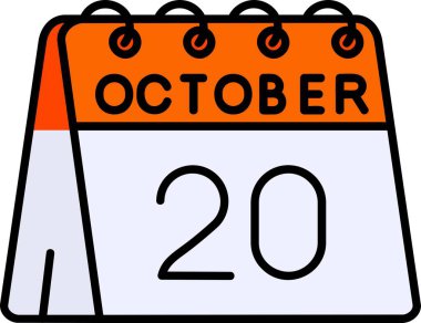 Takvim simgesinin vektör illüstrasyonu