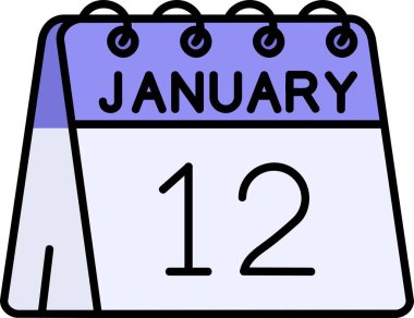 Takvim simge tasarlamak vektör