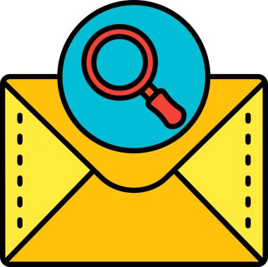 Ara. Web simgesi basit illüstrasyon