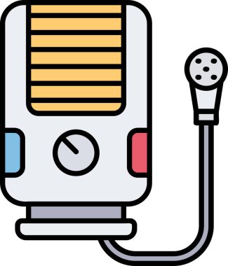 ses hoparlör simgesi, vektör çizim