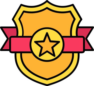 rozet kurdele simgesi