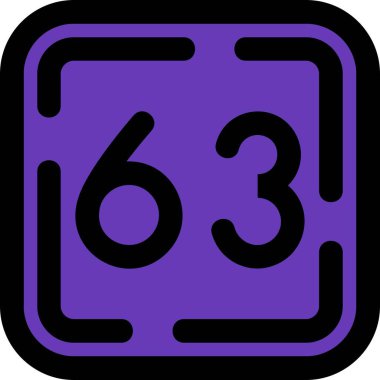 6 numaralı simge tasarımı