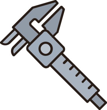 Tornavida. Web simgesi basit illüstrasyon