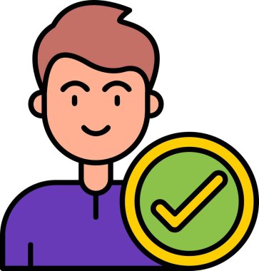 çocuk simge renk ana hatlarını kontrol et