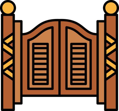 Ahşap masa ikonu. beyaz arkaplanda izole edilmiş ahşap tablo vektör simgesi rengi