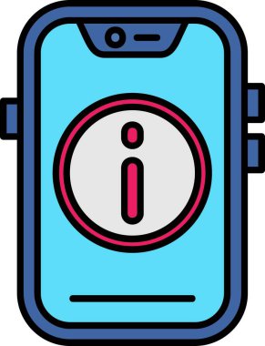 akıllı telefon simgesi, vektör tasarımı