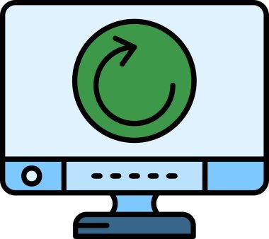 İnternet simgesi, vektör illüstrasyonu