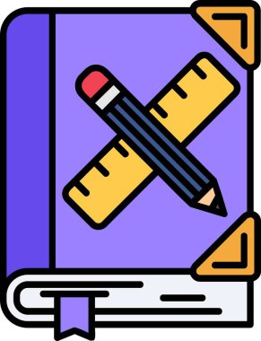 kalem çizen cetvel simgesi