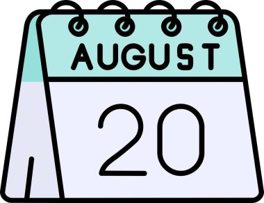 Takvim simgesi tasarımı, vektör illüstrasyonu