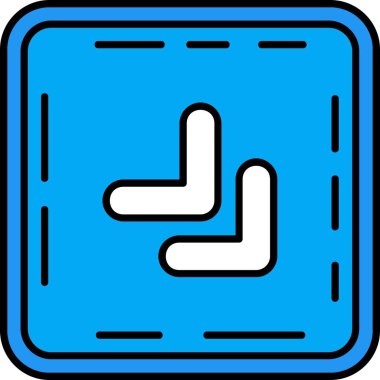 yön ikonu vektör illüstrasyonu