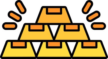 inşaat fabrikası simgesi - taslak biçimi