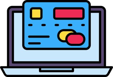 Bilgisayar simgesi. vektör illüstrasyonu