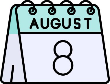 Moda tarzında izole edilmiş arka grup takvimi simgesi