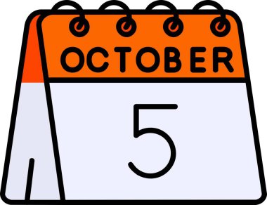 Takvim Eylül simgesi, vektör tasarımı