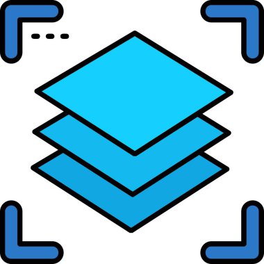 Mavi ve beyaz arkaplanın vektör çizimi