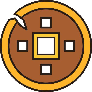 Oyun. Web simgesi basit illüstrasyon