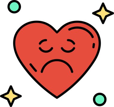 Üzgün kalpler, sevgi dolu bir kalp.