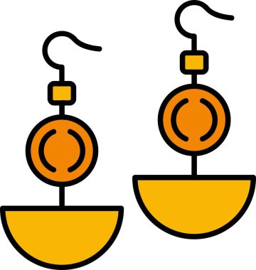 Noel ağacı simgesi, vektör illüstrasyonu