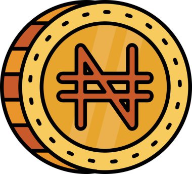 Ruble ikonu. ruble vektör simgesi rengi düz izole