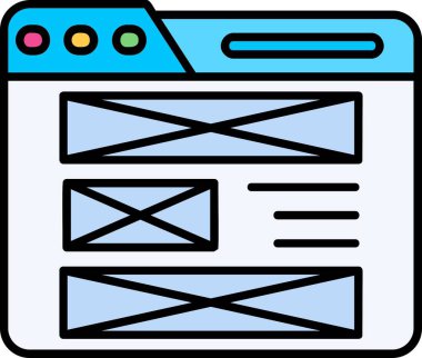 tarayıcı pencere simgesi, özet vektörü