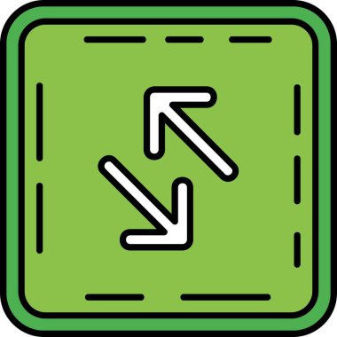 ok simgesi vektör illüstrasyonu