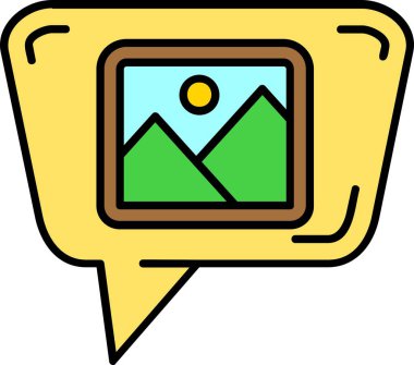 Harita. Web simgesi basit illüstrasyon