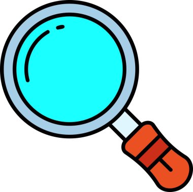 Ara. Web simgesi basit illüstrasyon