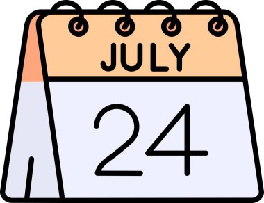 Takvim 2 Temmuz 0 - 2 - Temmuz takvim simgesi