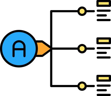 devre kartı simgesi, vektör illüstrasyonu