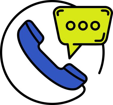 - Telefon. Web simgesi basit illüstrasyon