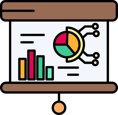 Çizelge. Web simgesi basit illüstrasyon