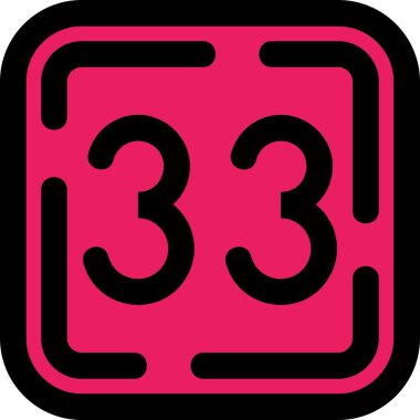 Randevu ikonu. Kabartma şekli düz sembol, pembe renk, yuvarlak açılar, beyaz arkaplan.