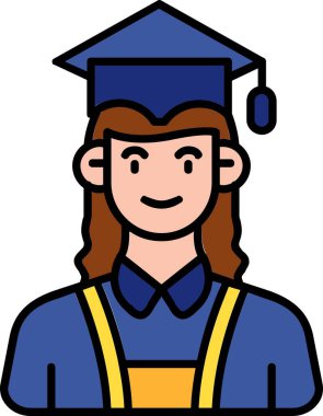mezuniyet öğrencisi simgesi, özet biçimi
