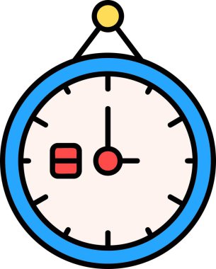 pusula düz vektör simgesi