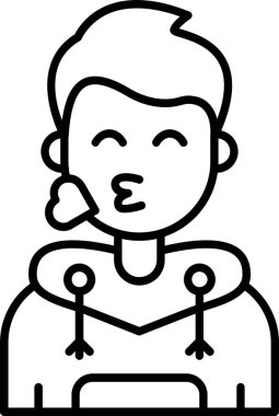 avatar çocuk simgesi ana hatlarıyla